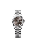 【1:1 Super Clone】 Lady-Datejust 28mm 279174 Dark Grey Diamond Dial Oyster Bracelet