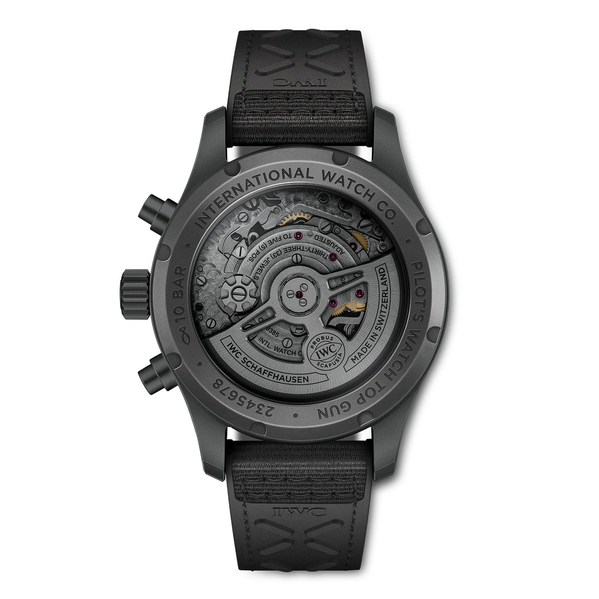 【1:1 Super Clone】IWC-Pilot's Watch Chronograph 41 TOP GUN Ceratanium (IW388106)