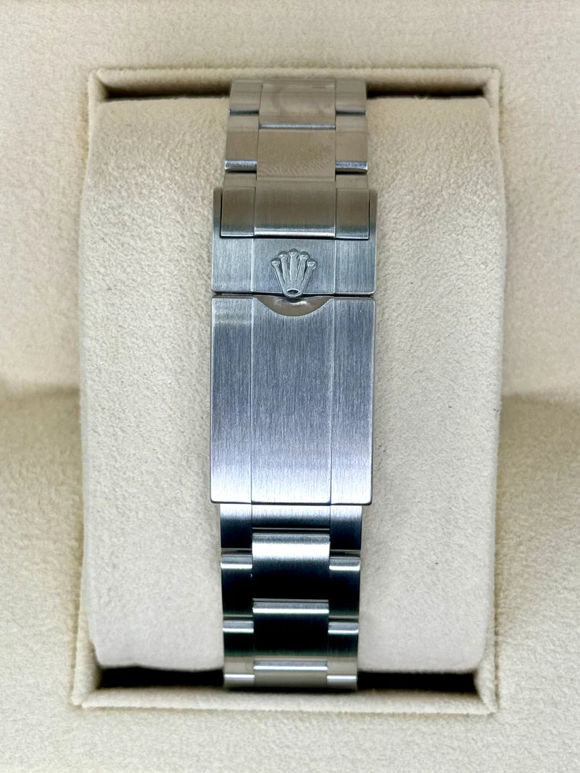 【1:1 Super Clone】  Oyster Perpetual Air King Black Dial Steel Mens Watch 126900 Box Card