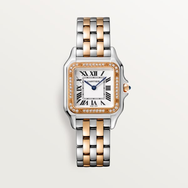 【1:1 Super Clone】PANTHERE Rose Gold Mix Diamond 30mm