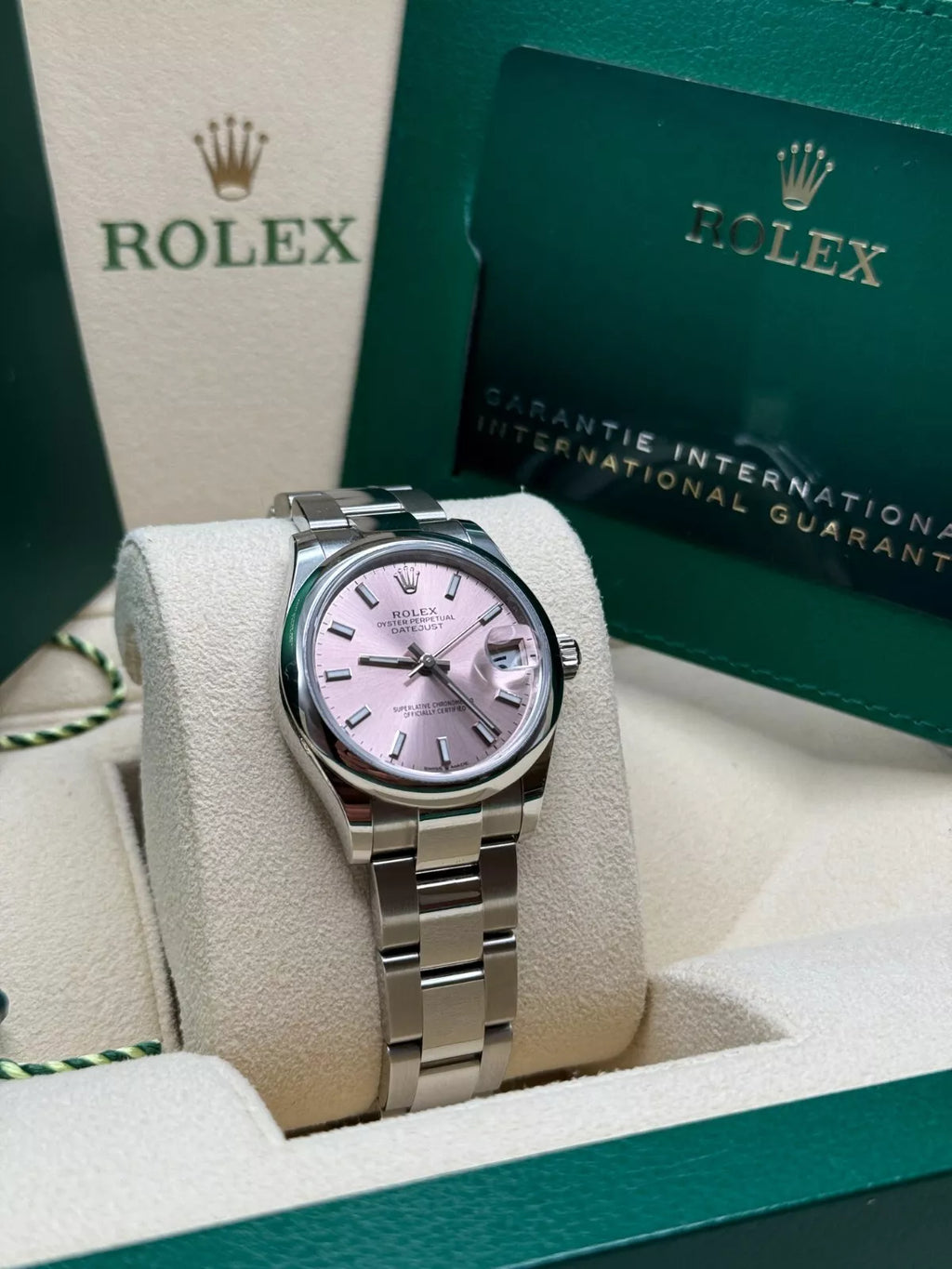 【1:1 Super Clone】 Datejust m278240-0007/0008 31mm Pink Index Domed Bezel Oyster Oystersteel