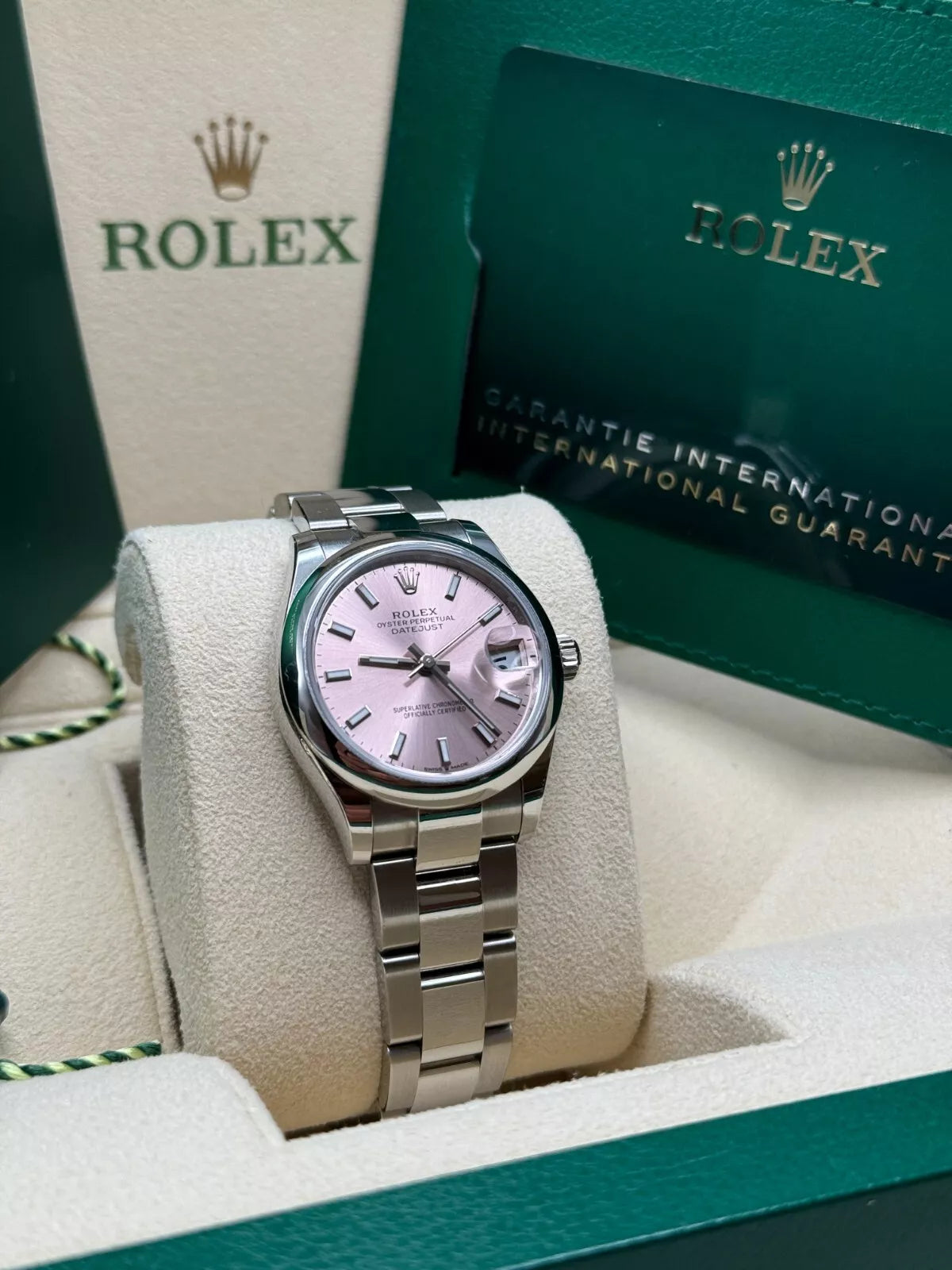 【1:1 Super Clone】 Datejust m278240-0007/0008 31mm Pink Index Domed Bezel Oyster Oystersteel