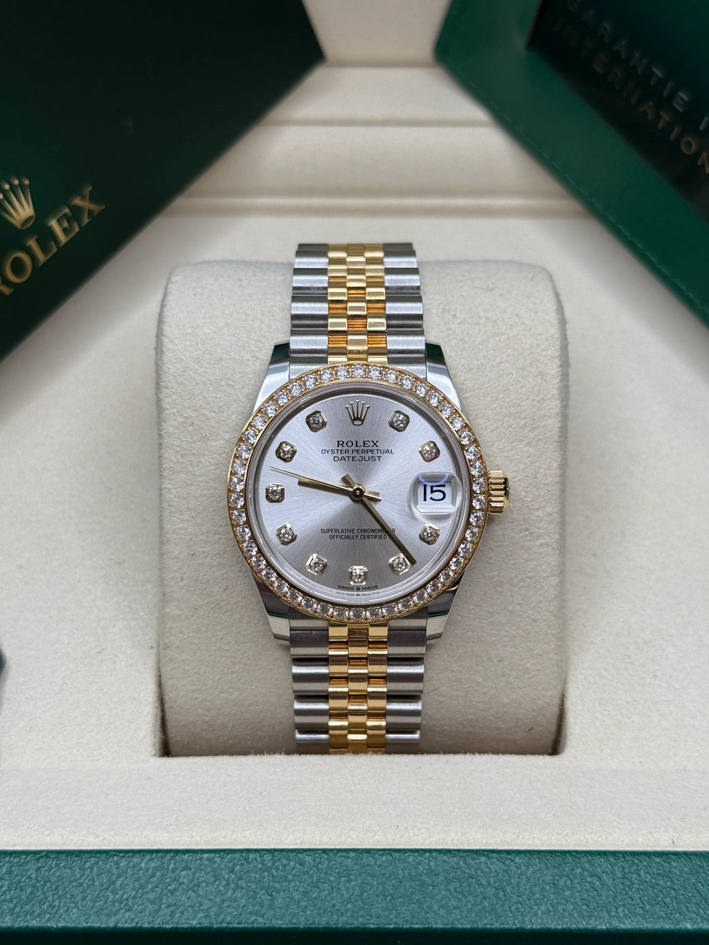 【1:1 Super Clone】 Datejust m278383RBR-0019/0020 31mm Silver Dial Oyster Bracelet