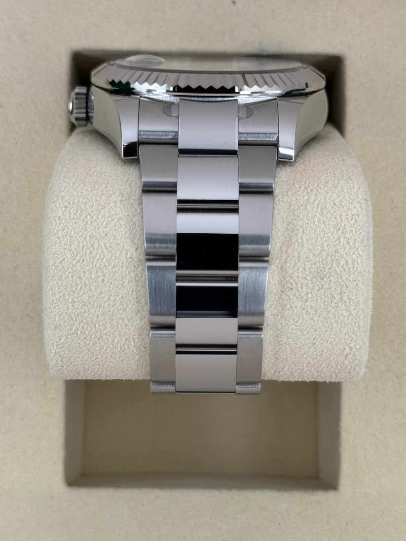 【1:1 Super Clone】  Sky-Dweller 42mm 336934-0003/0004 Stainless Steel White Dial Oyster
