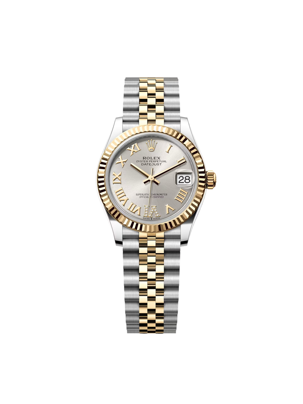 【1:1 Super Clone】 Datejust m278273-0003/0004 31mm Silver Dial Stainless Steel and Yellow Gold Oyster Watch