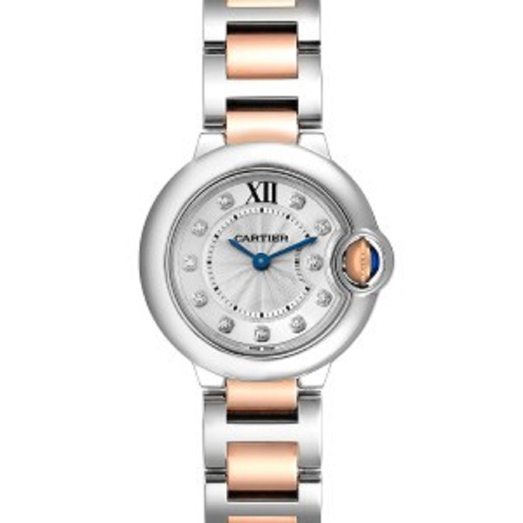 【1:1 Super Clone】BALLON BLEU Rose Gold Mix Diamond Dial 36mm