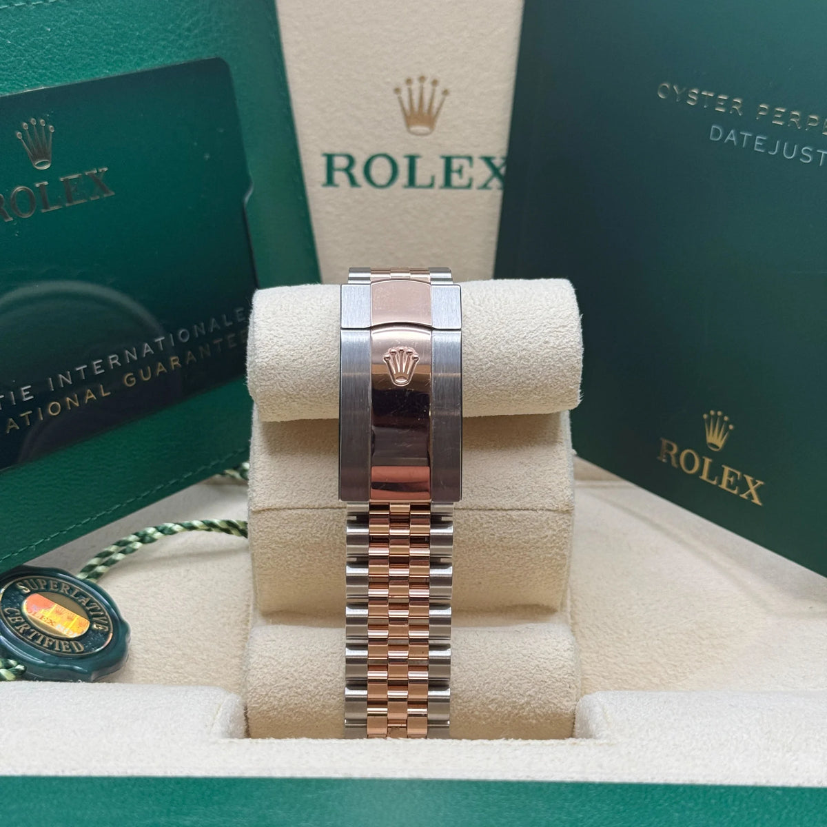 【1:1 Super Clone】  Datejust 36mm 126231 Silver Fluted Motif Dial Oystersteel and Everose gold Bracelet