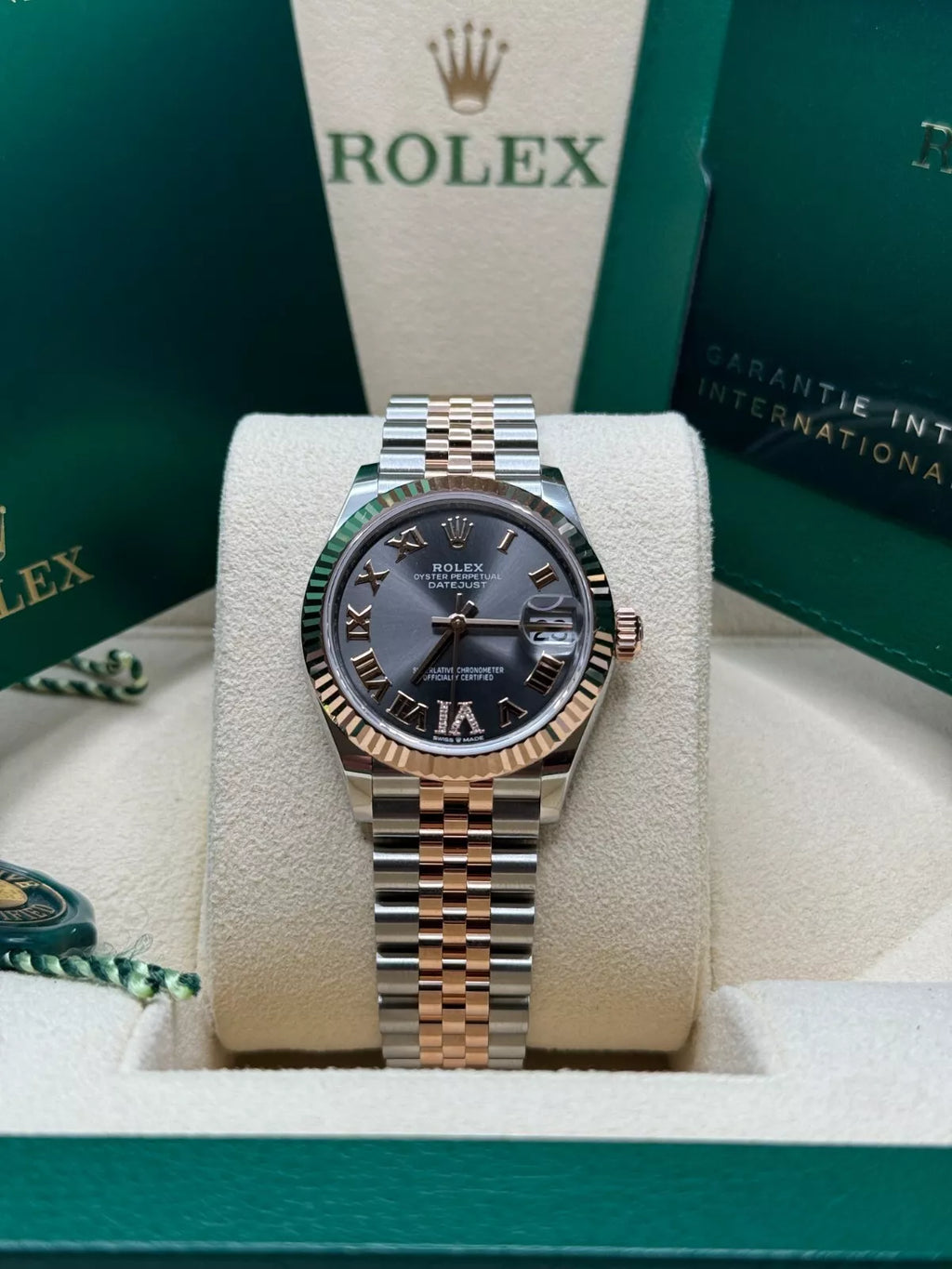 【1:1 Super Clone】 Datejust m278271-0029/0030 Slate 31mm Dial Oyster Bracelet Watch