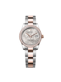 【1:1 Super Clone】 Datejust m278381-0031/0032 Silver Floral Motif Diamond Dial Diamond-Set Bezel 31mm