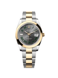 【1:1 Super Clone】 Datejust 41mm 126303 Slate Roman Oyster Steel and Yellow Gold Mens Watch