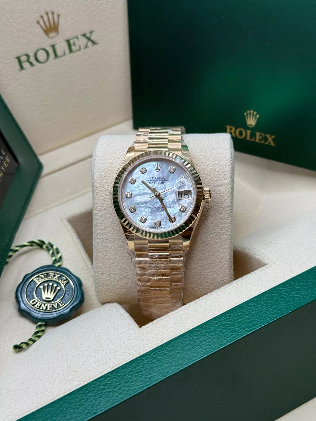 【1:1 Super Clone】 Datejust m278278-0020 White 31mm Dial President Bracelet Watch