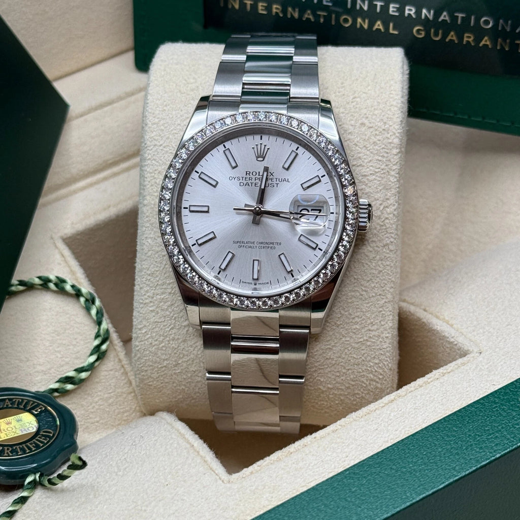 【1:1 Super Clone】  Datejust 36mm 126284 Silver Dial  Watch