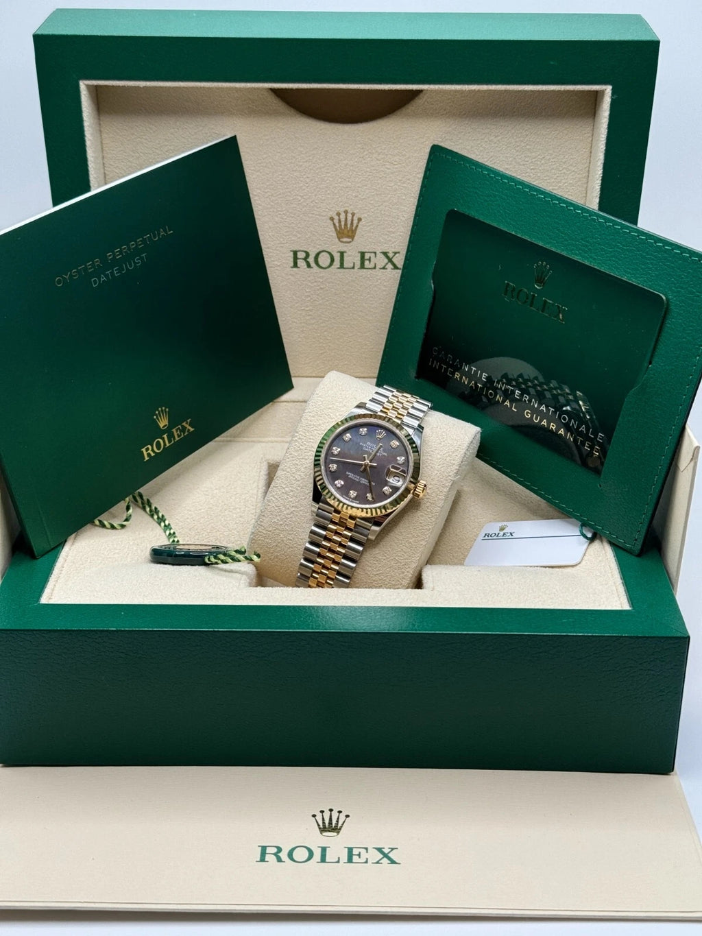 【1:1 Super Clone】 Datejust m278273-0021/0022 31mm Dark Grey Dial Stainless Steel and Yellow Gold Oyster Watch