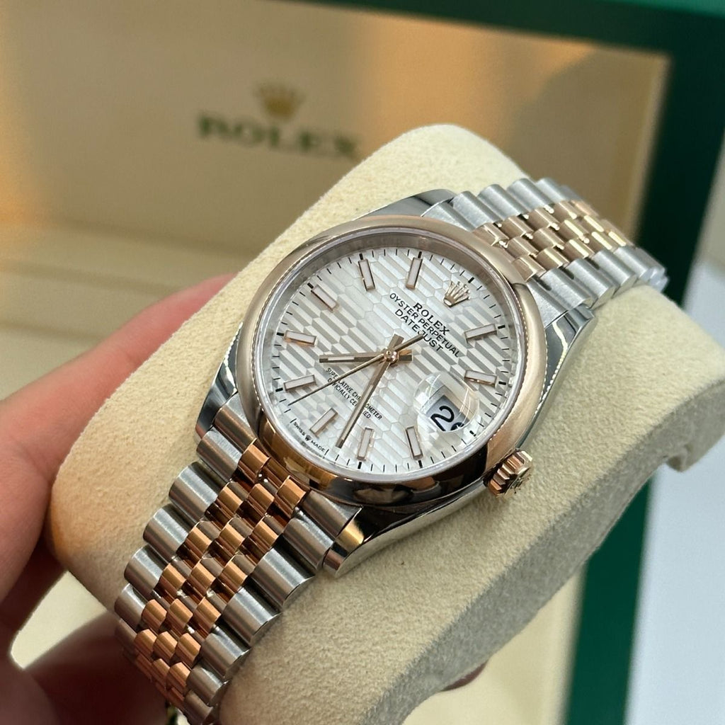 【1:1 Super Clone】  Datejust 36mm 126201 Silver Dial Oyster Bracelet Watch