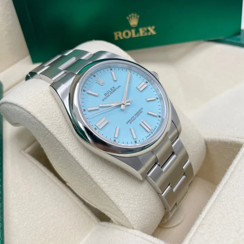 【1:1 Super Clone】 Oyster Perpetual 36mm 126000-0006 Tiffany Blue Turquoise Dial