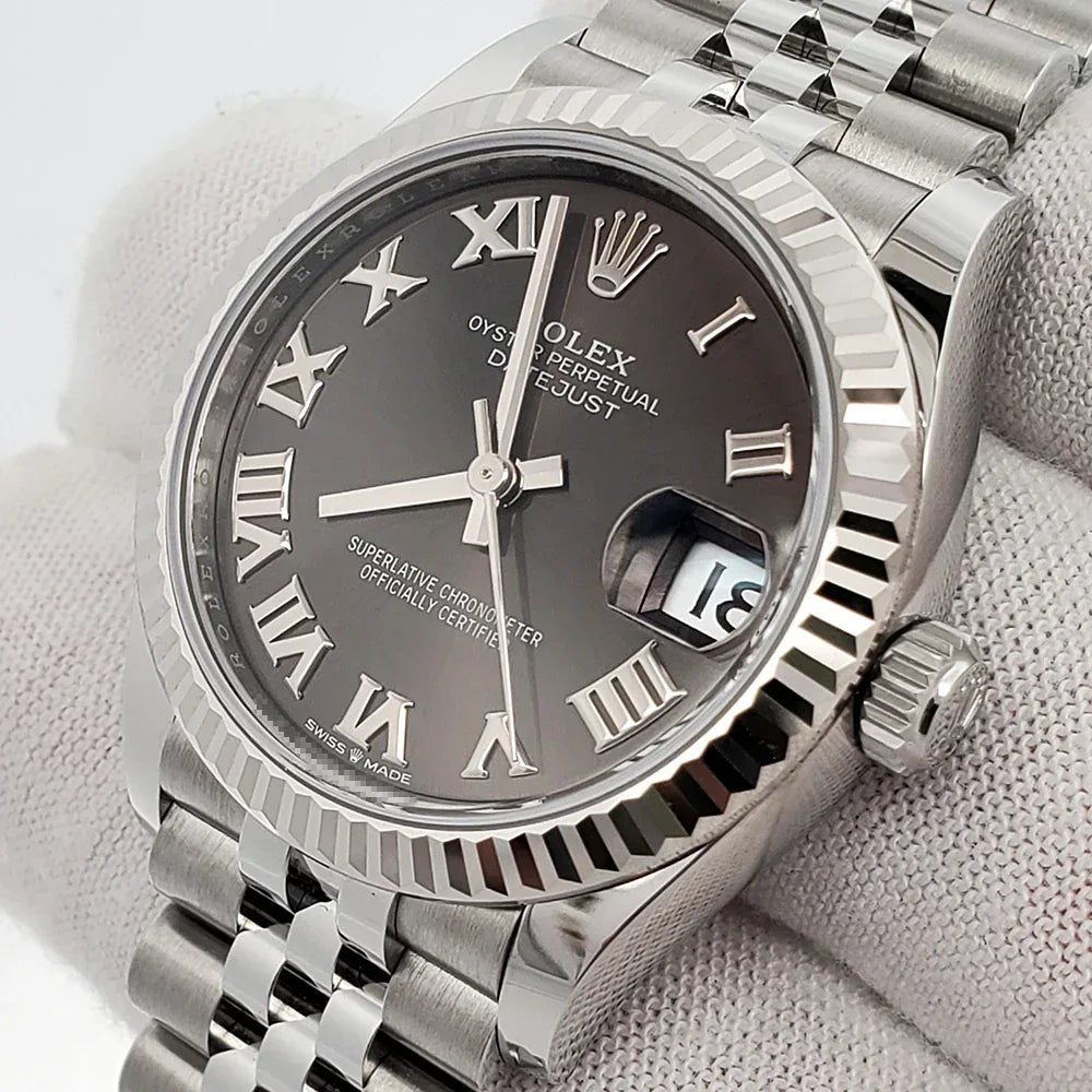 【1:1 Super Clone】 Datejust m278274-0021/0022 Dark Grey Roman 31mm Dial Oyster Watch