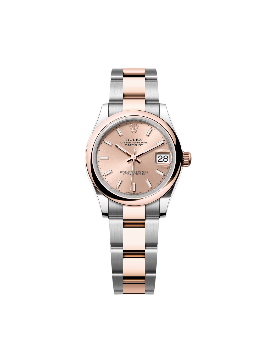 【1:1 Super Clone】 Datejust m278241-0009/0010 Rose 31mm Dial Oyster Bracelet Watch