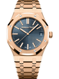 【1:1 Super Clone】A&P ROYAL OAK Pink Gold “Night Blue Cloud 50” Dial 41mm