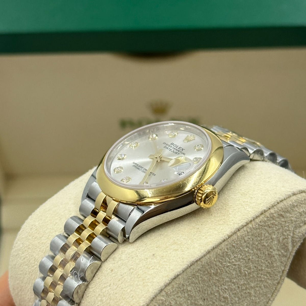 【1:1 Super Clone】 Datejust m278243-0019/0020 31mm Silver Dial Yellow Rolesor Oyster Watch