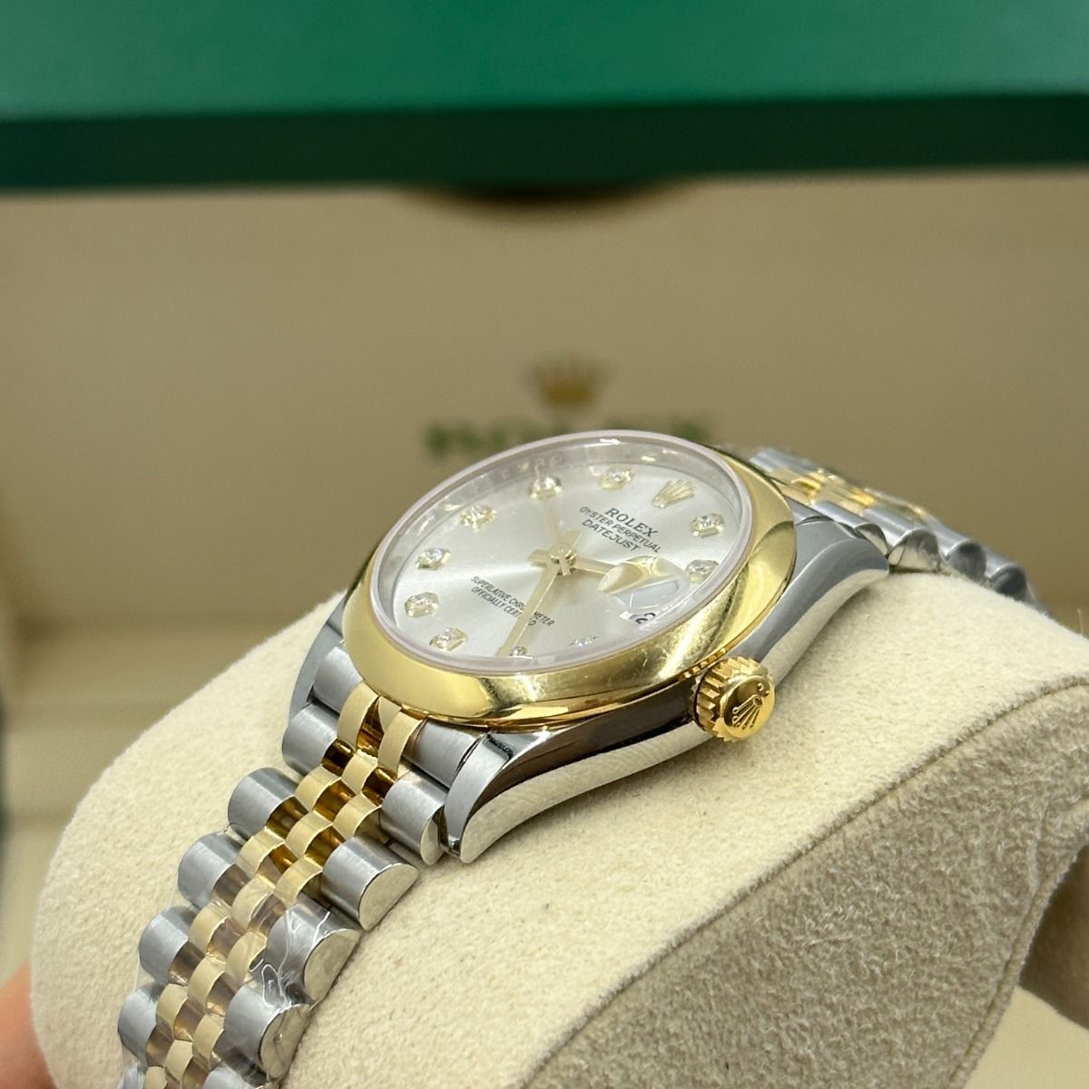 【1:1 Super Clone】 Datejust m278243-0019/0020 31mm Silver Dial Yellow Rolesor Oyster Watch