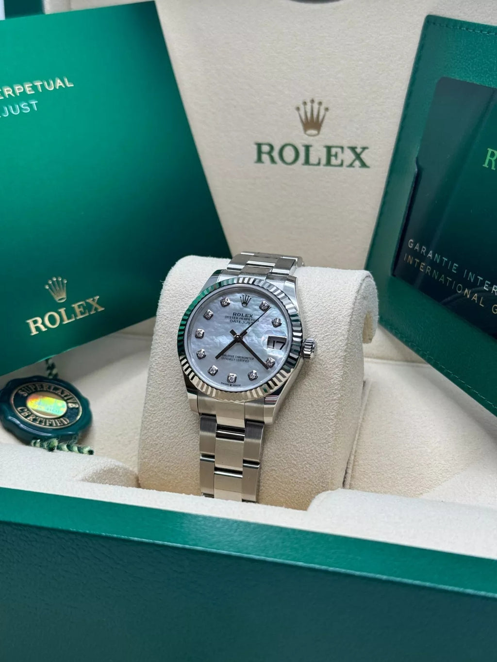 【1:1 Super Clone】 Datejust m278274-0005/0006 31mm Mother-of-Pearl 31mm Dial Oyster Watch
