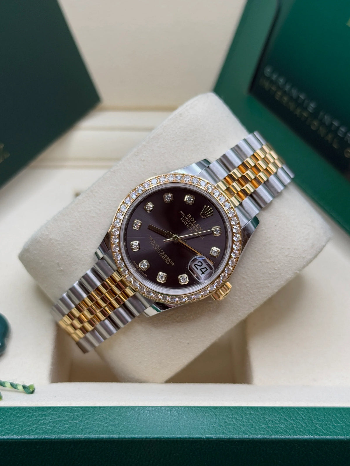 【1:1 Super Clone】 Datejust m278383RBR-0021/0022 31mm Dark Grey Dial Oyster Bracelet