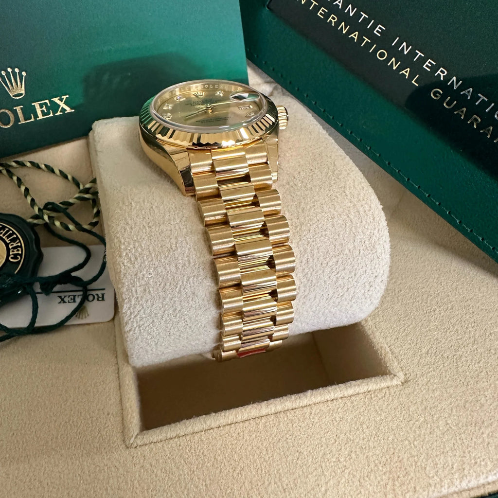 【1:1 Super Clone】 Lady-Datejust 28mm 279178 Champagne Diamonds Dial