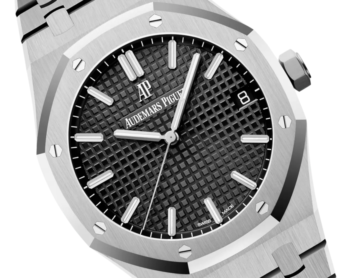 【1:1 Super Clone】A&P ROYAL OAK Black Dial 41mm