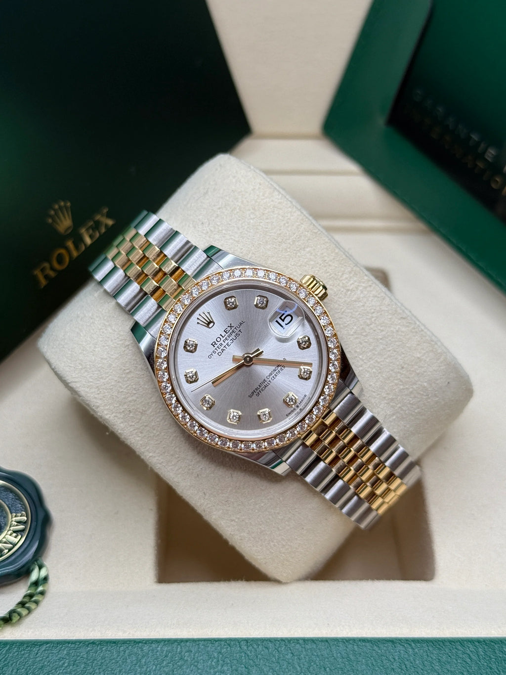 【1:1 Super Clone】 Datejust m278383RBR-0019/0020 31mm Silver Dial Oyster Bracelet