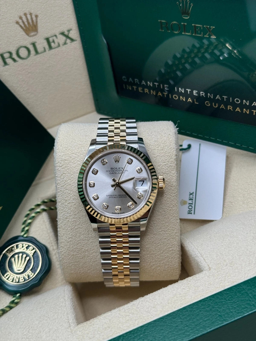 【1:1 Super Clone】 Datejust m278273-0019/0020 31mm Silver Dial Stainless Steel and Yellow Gold Oyster Watch