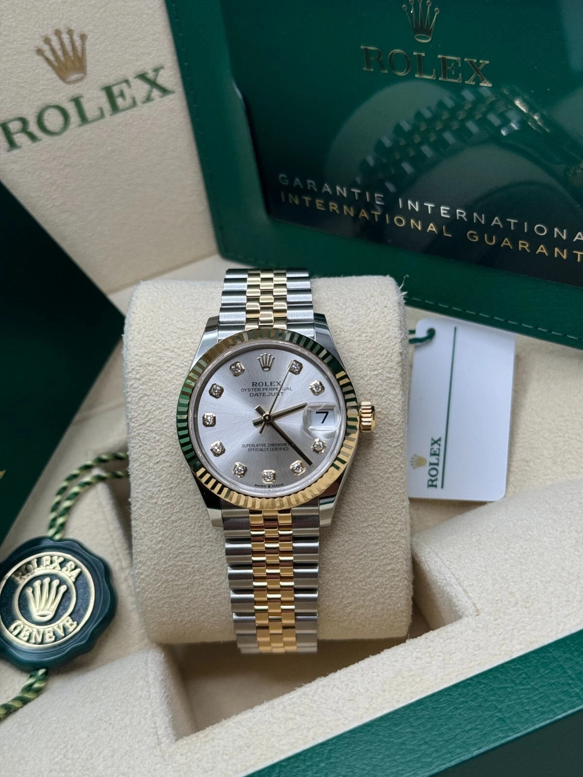 【1:1 Super Clone】 Datejust m278273-0019/0020 31mm Silver Dial Stainless Steel and Yellow Gold Oyster Watch