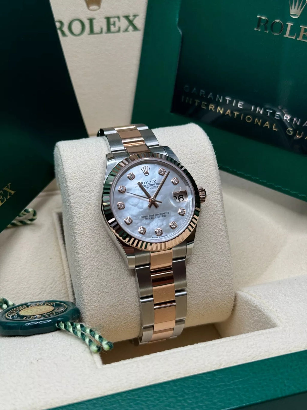 【1:1 Super Clone】 Datejust m278271-0025/0026 White Mother-of-Pearl 31mm Dial Oyster Bracelet Watch