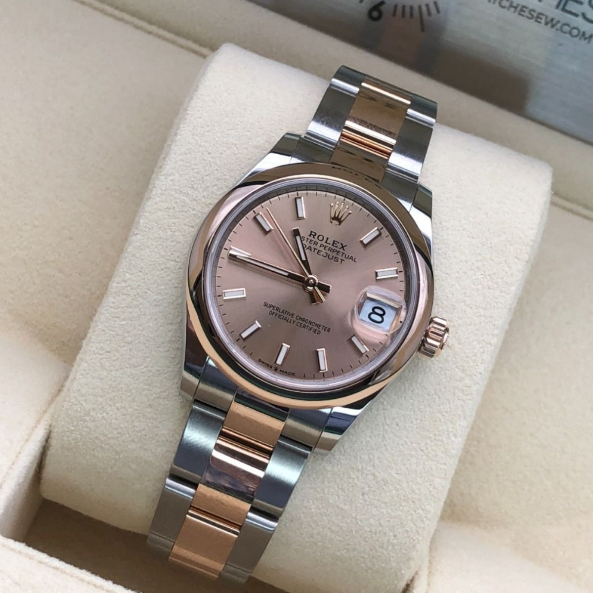 【1:1 Super Clone】 Datejust m278241-0009/0010 Rose 31mm Dial Oyster Bracelet Watch