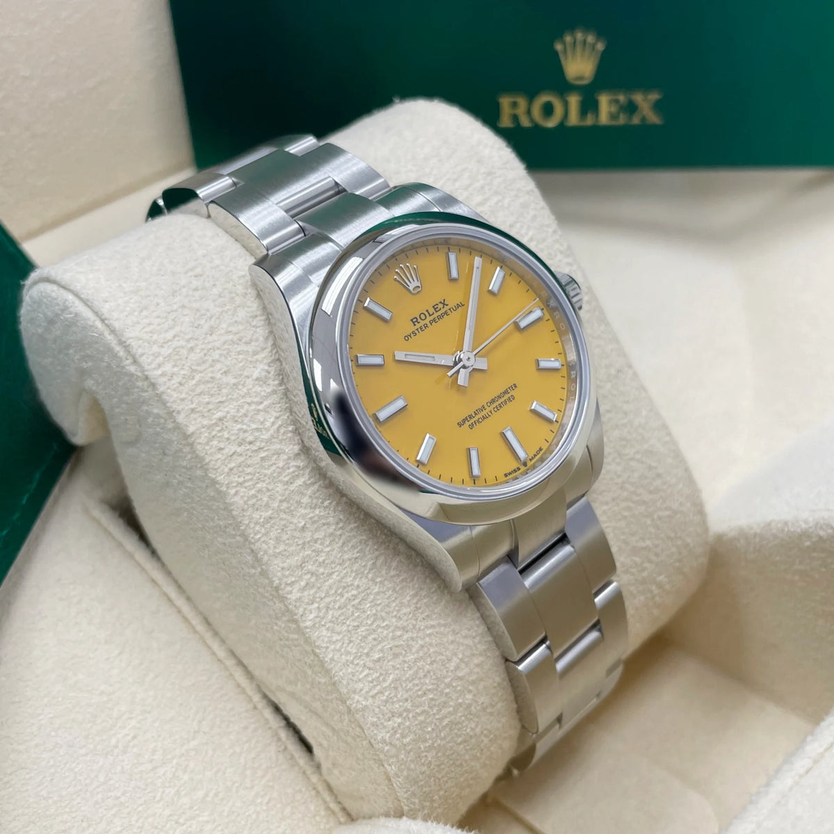 【1:1 Super Clone】 Oyster Perpetual 31mm 277200 Yellow Index