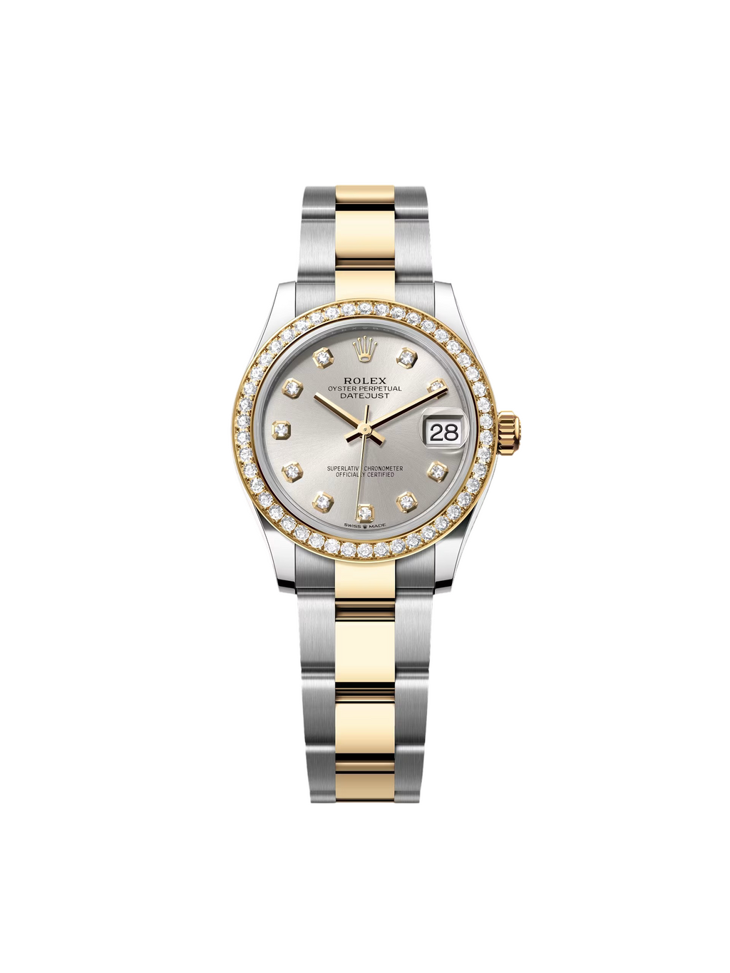 【1:1 Super Clone】 Datejust m278383RBR-0019/0020 31mm Silver Dial Oyster Bracelet