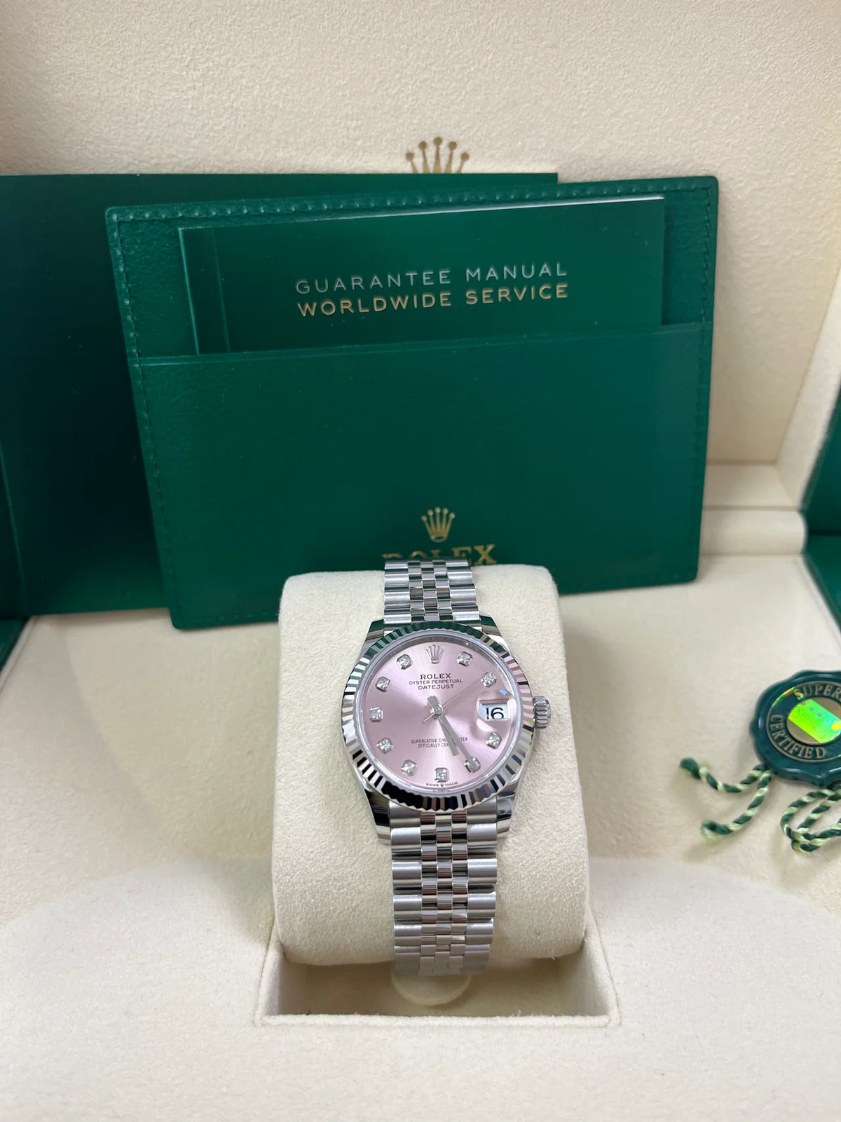 【1:1 Super Clone】 Datejust m278274-0031/0032 Pink 31mm Dial Oyster Watch
