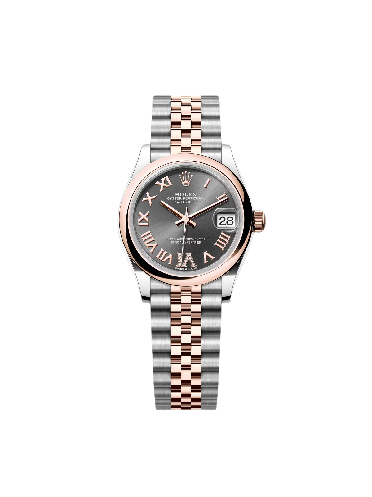 【1:1 Super Clone】 Datejust m278241-0029/0030 Slate 31mm Dial Oyster Bracelet Watch