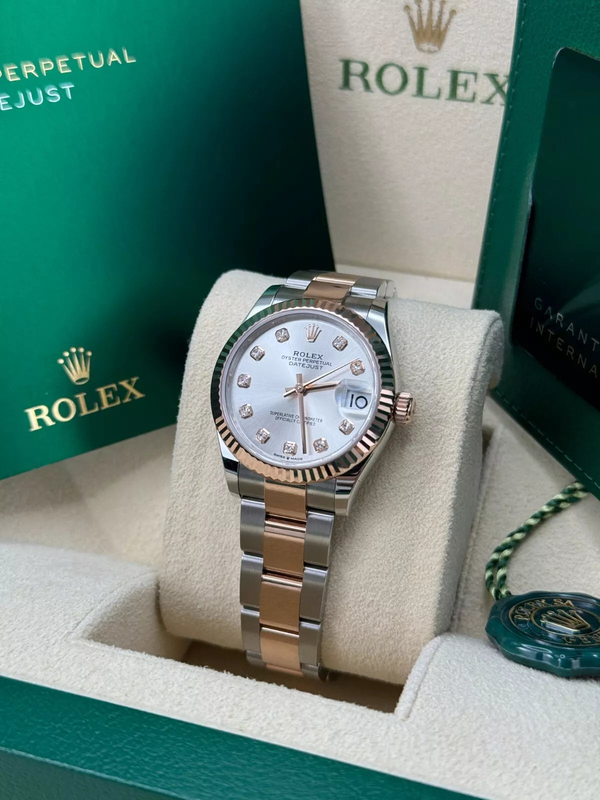 【1:1 Super Clone】 Datejust m278271-0015/0016 Silver 31mm Dial Oyster Bracelet Watch