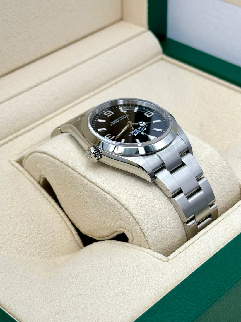【1:1 Super Clone】  Explorer 124270 Black 36mm Men’s Watch