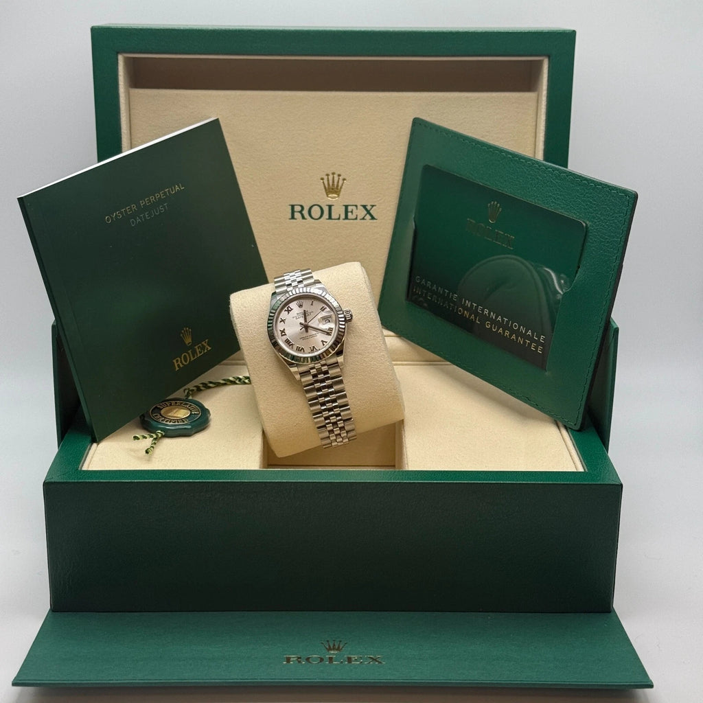 【1:1 Super Clone】 Lady-Datejust 28mm 279174 Silver Roman Dial Oyster Bracelet