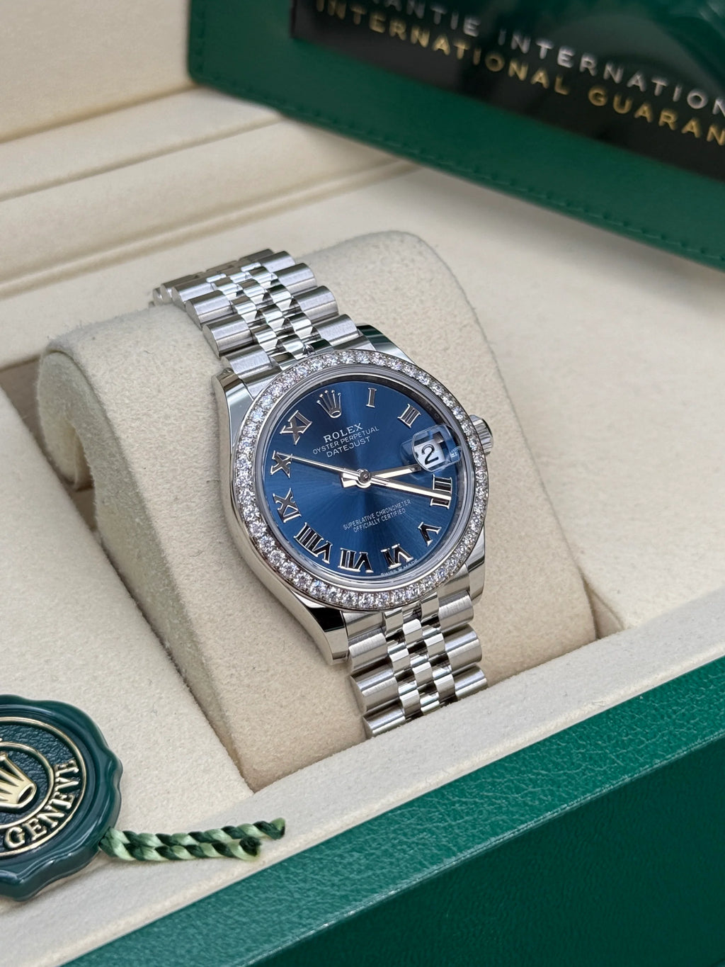 【1:1 Super Clone】 Datejust m278384RBR-0037/0038 Bright Blue 31mm Dial Oyster Watch