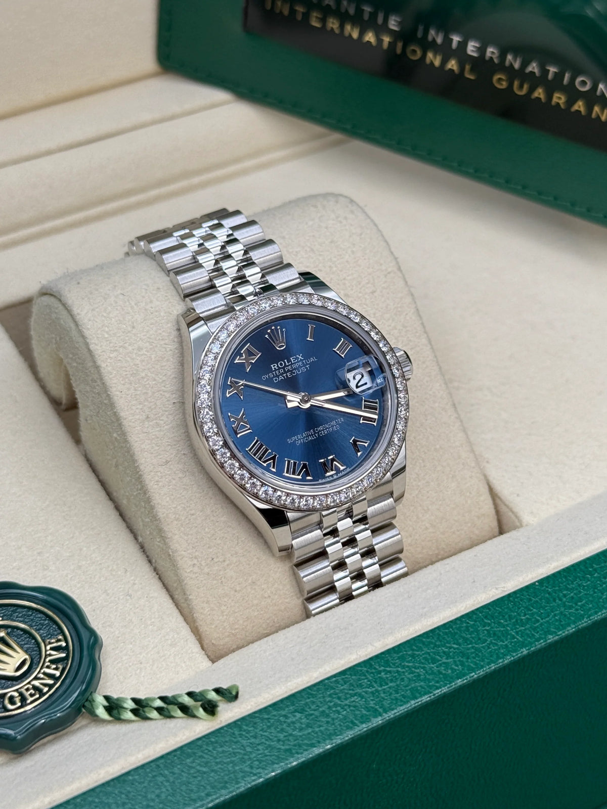 【1:1 Super Clone】 Datejust m278384RBR-0037/0038 Bright Blue 31mm Dial Oyster Watch