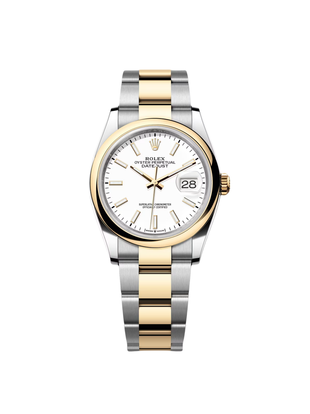 【1:1 Super Clone】  Datejust 36mm 126203 White Dial Domed Bezel Jubilee Bracelet