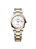 【1:1 Super Clone】  Datejust 36mm 126203 White Dial Domed Bezel Jubilee Bracelet