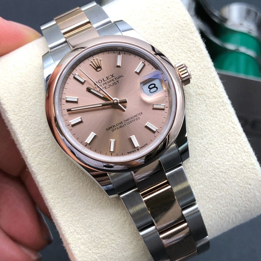 【1:1 Super Clone】 Datejust m278241-0009/0010 Rose 31mm Dial Oyster Bracelet Watch