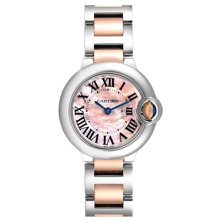 【1:1 Super Clone】BALLON BLEU Pink Mother of Pearl Dial 28mm