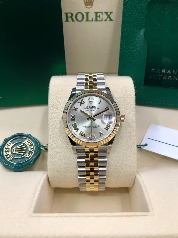 【1:1 Super Clone】 Datejust m278273-0003/0004 31mm Silver Dial Stainless Steel and Yellow Gold Oyster Watch