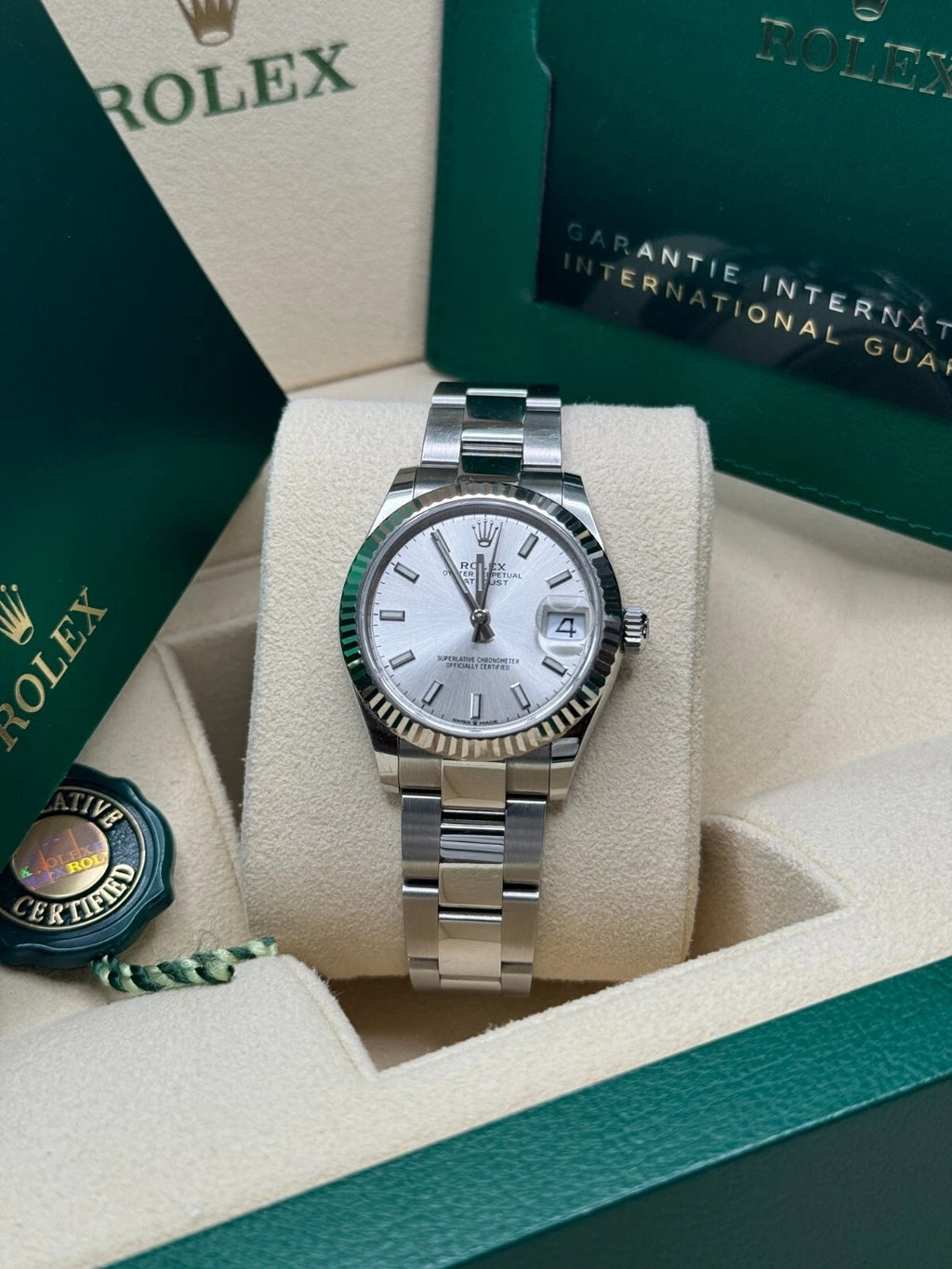 【1:1 Super Clone】 Datejust m278274-0011/0012 Silver Dial 31mm Fluted Bezel Oyster Bracelet