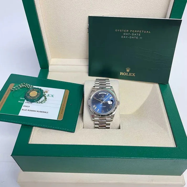 【1:1 Super Clone】  Day-Date "President" 40mm Blue Roman Dial  228236-0007