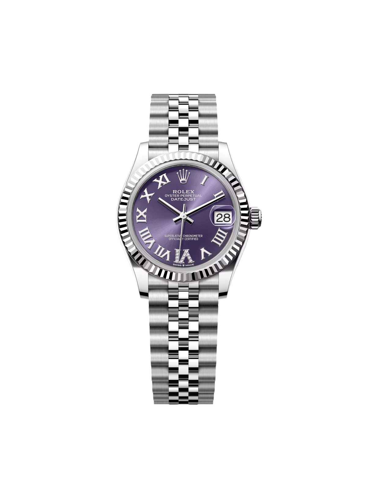 【1:1 Super Clone】 Datejust m278274-0025/0026 Aubergine 31mm Dial Oyster Watch